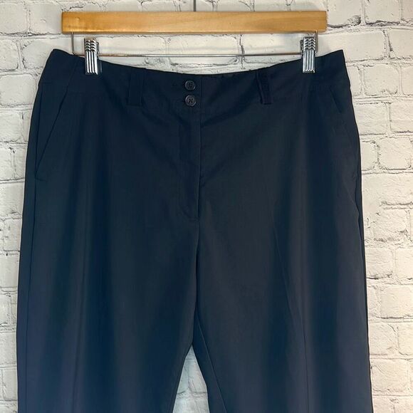 Nike Golf Women's Dri Fit Tournament Crop Pants Black 256860 010 Size 12 - Picture 4 of 14